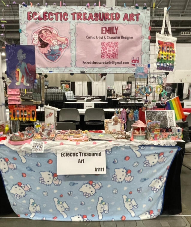 Artist ally booth setup